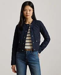 Lauren Ralph Lauren Women's Diamond Cropped Quilted Jacket