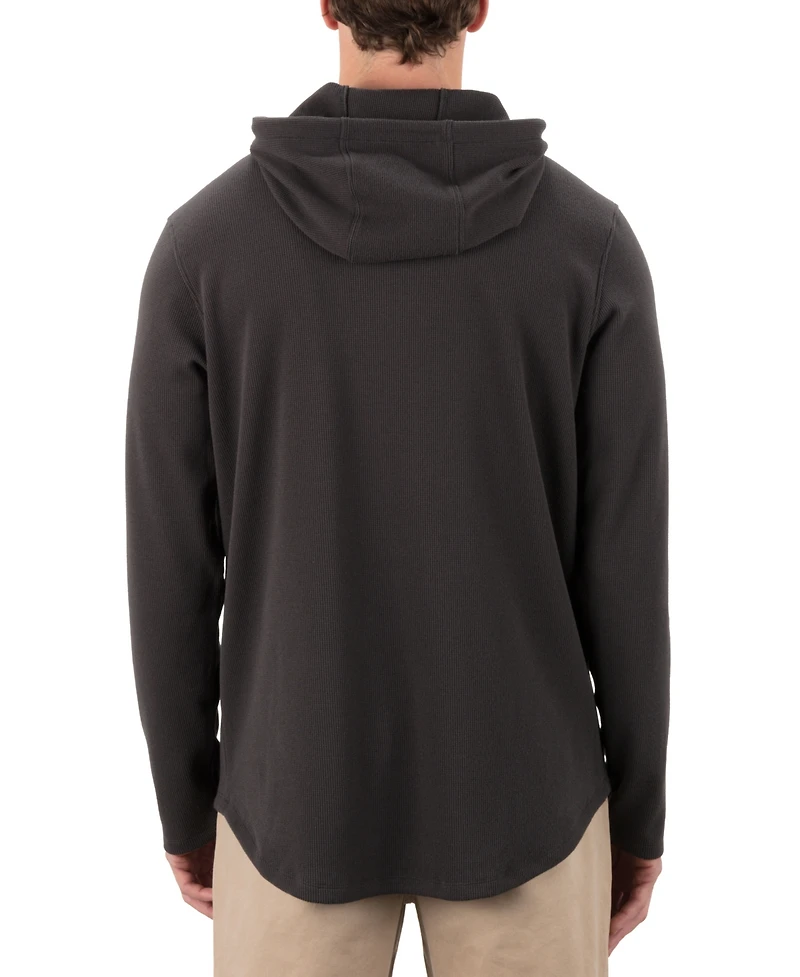 Hurley Men's Fairfax Thermal Hooded Long Sleeve Hoodie