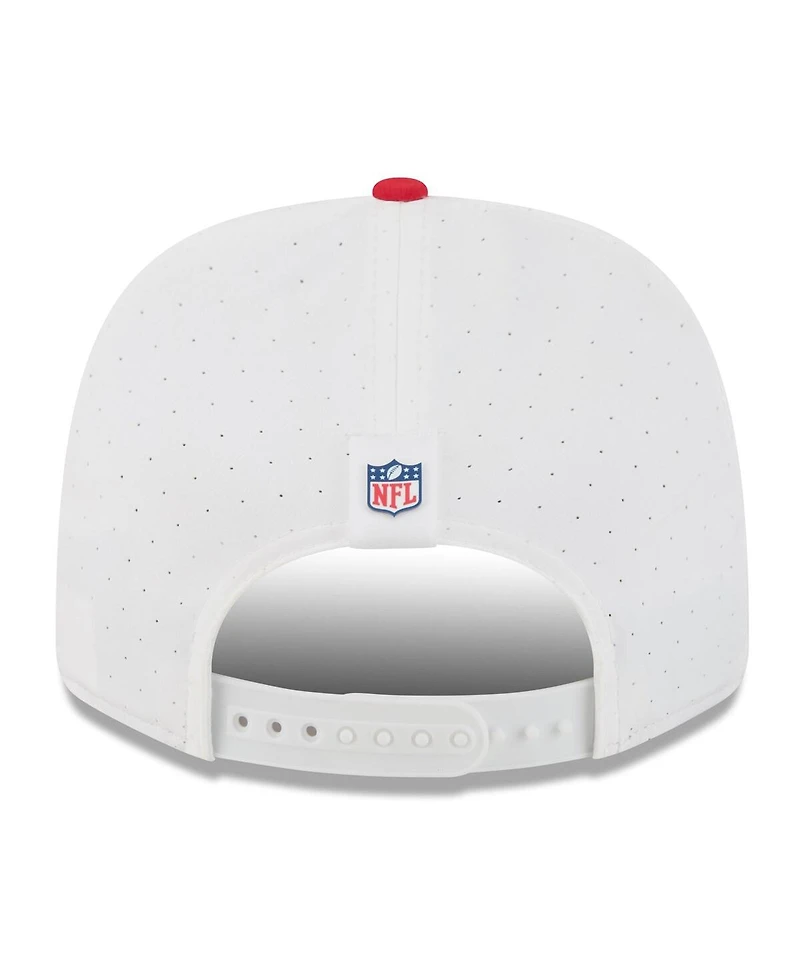 New Era Men's White/Red Kansas City Chiefs 2025 Nfl Training Camp 9SEVENTY Adjustable Hat