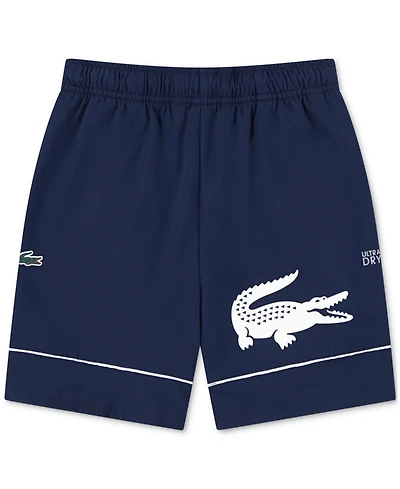 Lacoste Big Boys UltraDRY Croc Woven Shorts