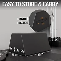Mikolo Hip Thrust Bench - 700LB Capacity Glute Training Machine for Home Gym, Multi-Functional with Non-Slip Design