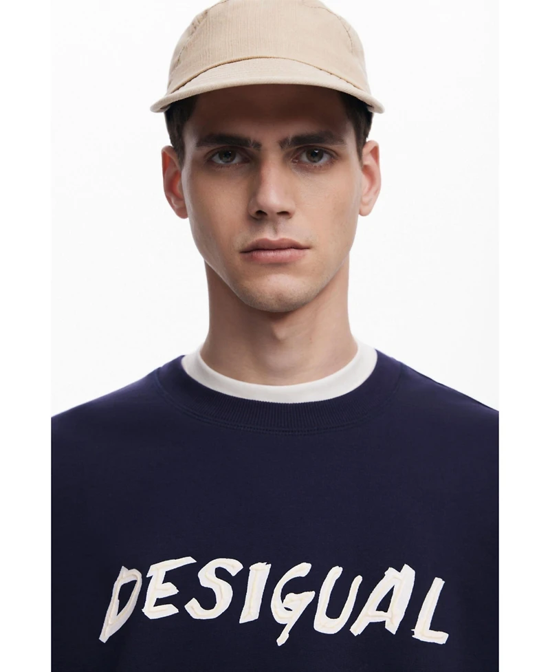 Desigual Men's Textured logo sweatshirt