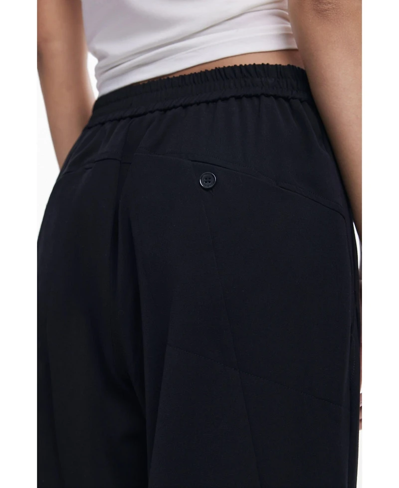 Desigual Women's Straight plain tailor trousers