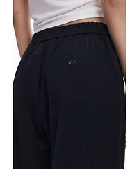 Desigual Women's Straight plain tailor trousers