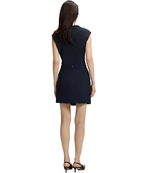 Boss by Hugo Women's Matte Fabric High-Neck Top