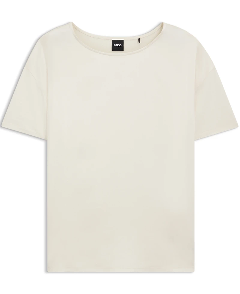 Boss by Hugo Women's Stretch-Silk Regular-Fit T-Shirt