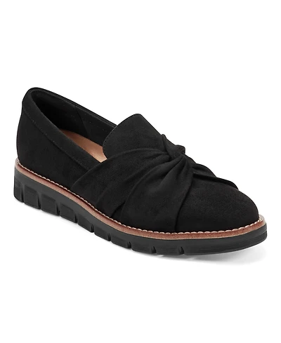 Easy Spirit Women's Vitalia eFlex Ruched Slip-On Loafers