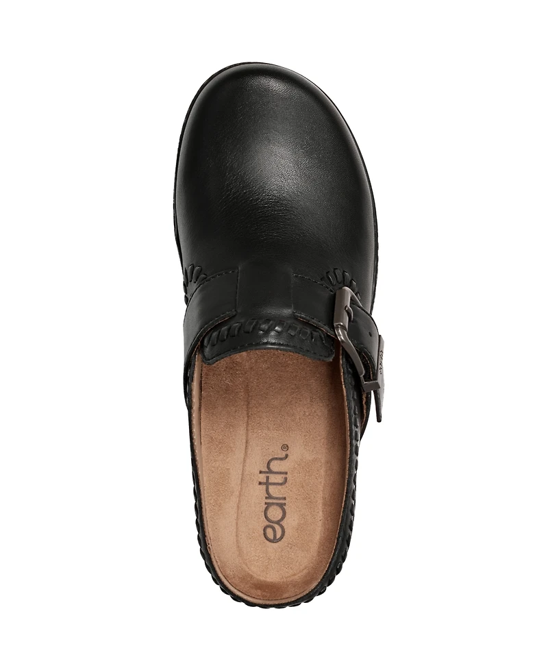 Earth Women's Kay Stitched Round Toe Clogs