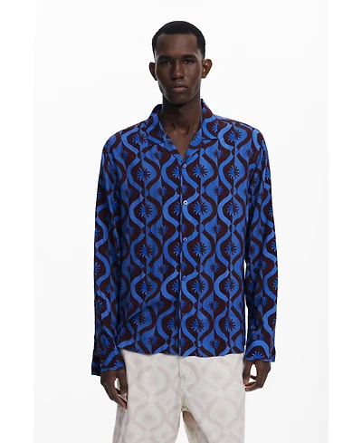 Desigual Men's Long-sleeve shirt with suns