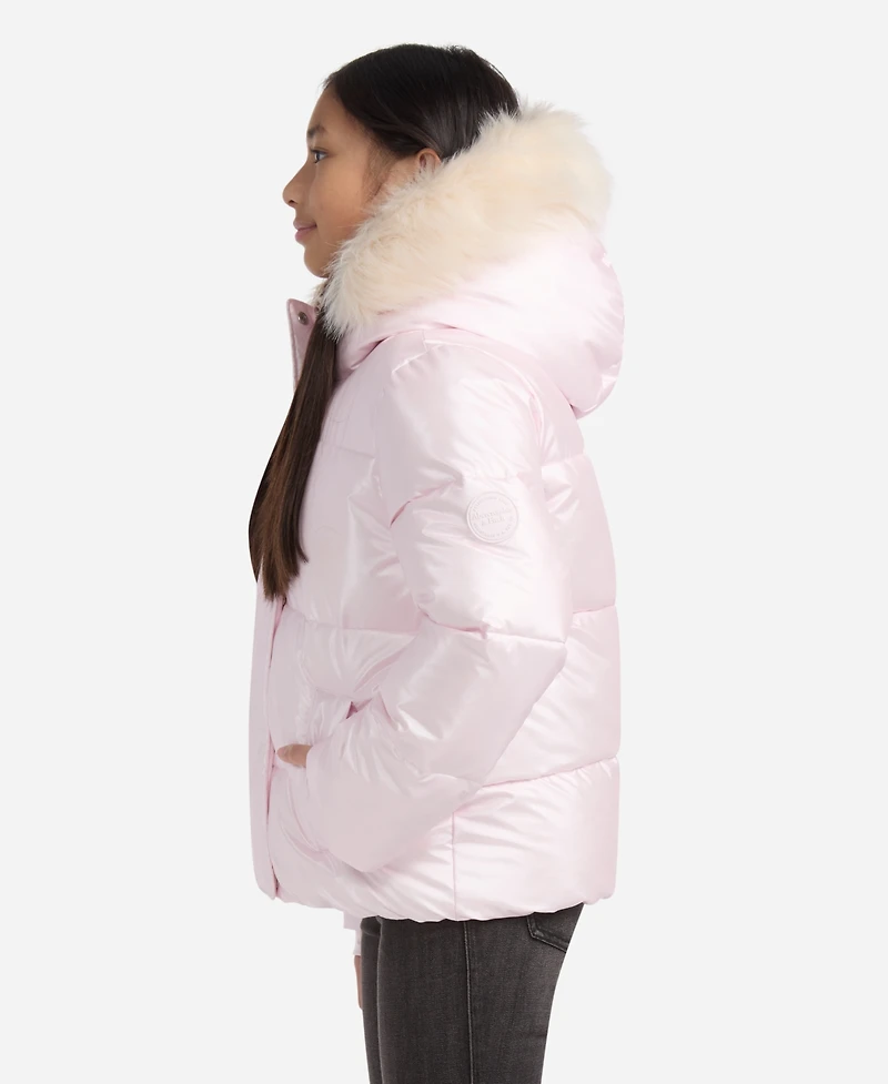 abercrombie kids Girls Shiny Ultra Puffer Jacket