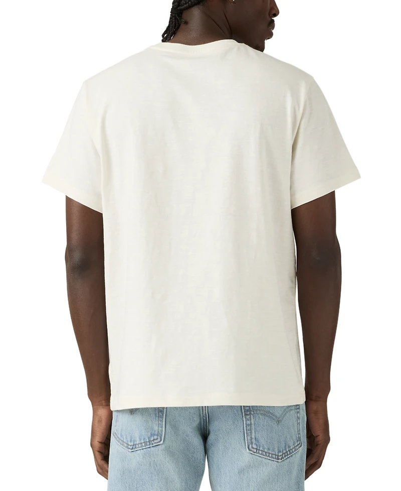 Levi's Men's Relaxed Fit Short Sleeve Cowboy Graphic Crewneck T-Shirt
