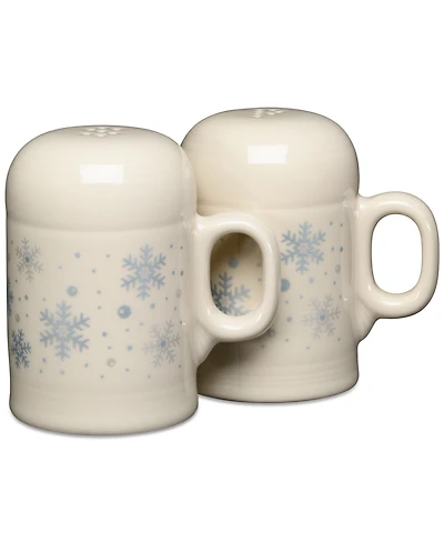 Fiesta Linen Snowflakes Rangetop Large Salt & Pepper Shakers, Exclusively at Macy's