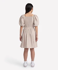 abercrombie kids Girls Emerson Puff Sleeve Mini Dress