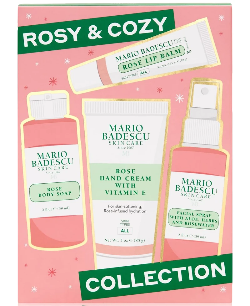 Mario Badescu 4-Pc. Rosy & Cozy Set, Created for Macy's