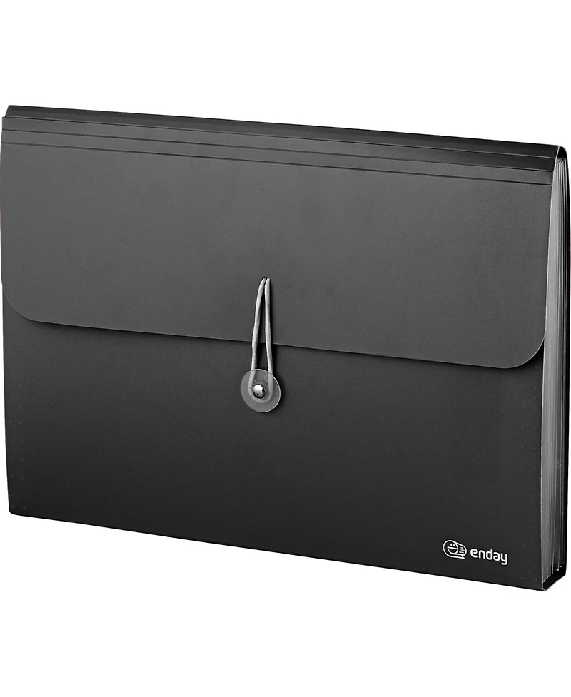 Accordion File Organizer Blue, 7 Pocket Expanding and Cover Folder with Labels, Plastic Portable Desktop Letter A4 Paper