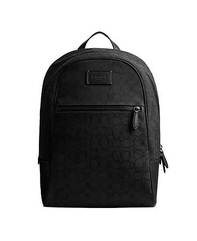 Coach Men's Signature Jacquard Backpack