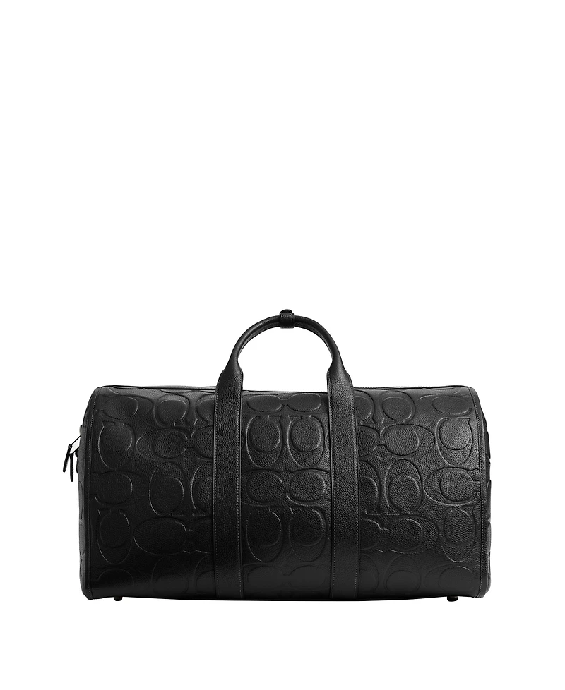 Coach Men's Gotham 45 in Maxi Signature Leather Duffle Bag
