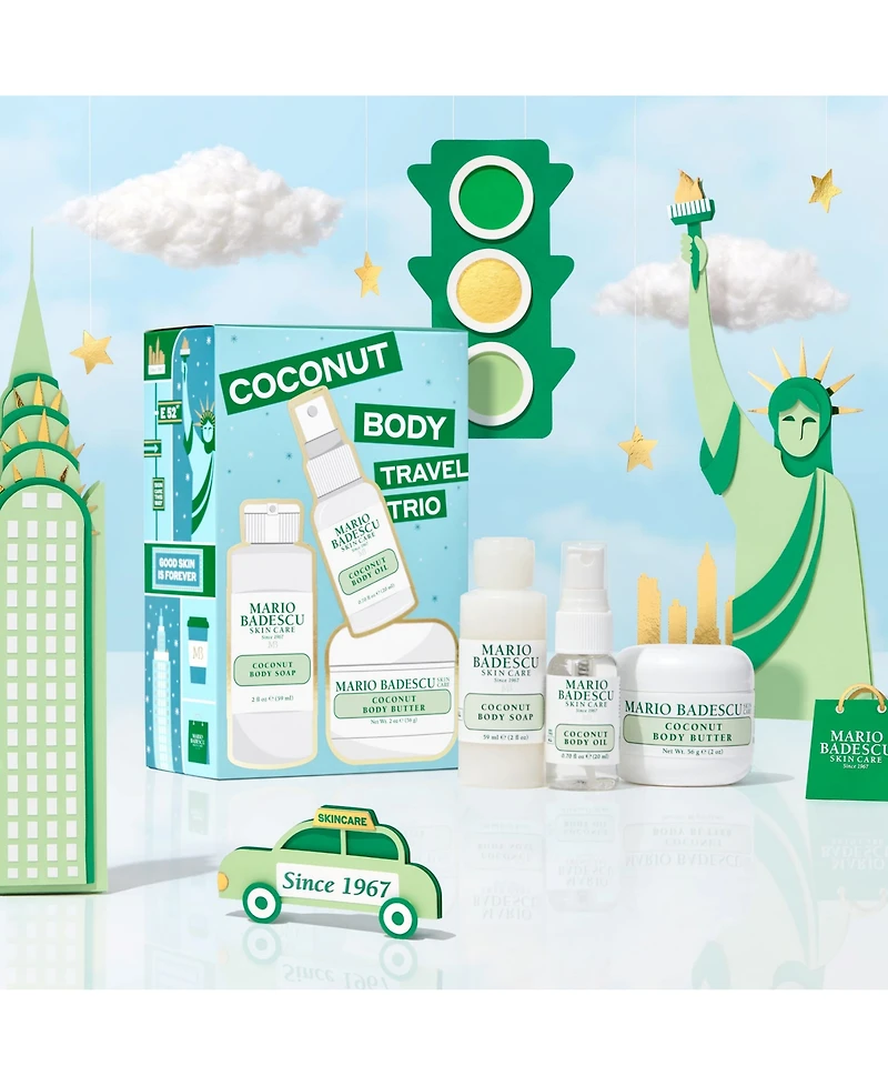 Mario Badescu 3-Pc. Coconut Body Travel Set