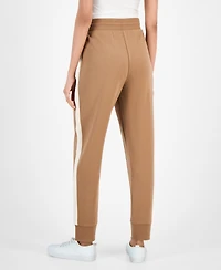 Nautica Jeans Women's Side-Striped Jogger Pants
