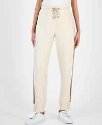 Nautica Jeans Women's Side-Striped Jogger Pants