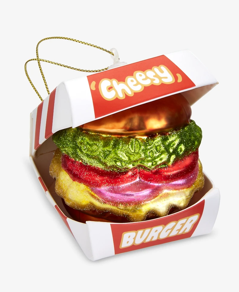 Holiday Lane Foodie Burger in A Box Ornament, Macy's Exclusive