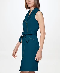 Calvin Klein Women's Scuba Crepe Sleeveless Dress