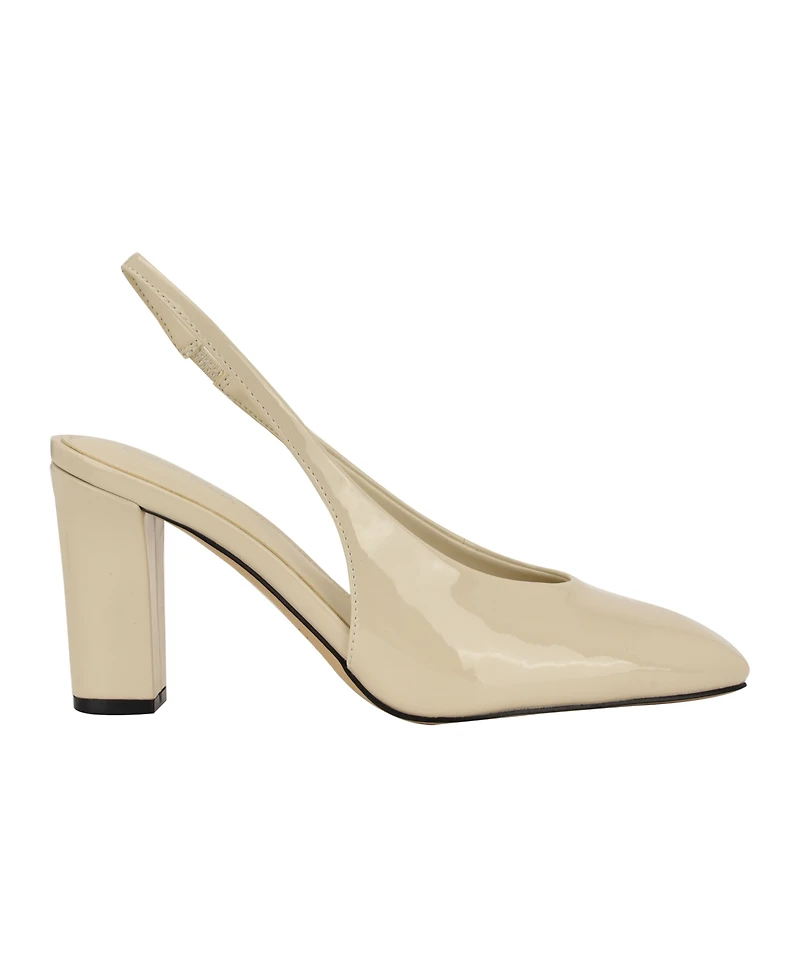 Calvin Klein Women's Raline Square Toe Slingback Pumps