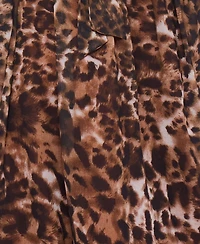 Alex & Sophia Juniors' Printed Chiffon Sleeveless Midi Dress