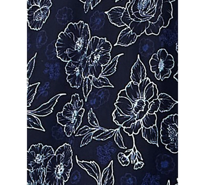 Trixxi Juniors' Chiffon Printed Short Fit & Flare Dress