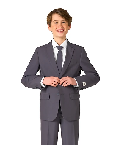 OppoSuits Big Boys Charcoal Suit