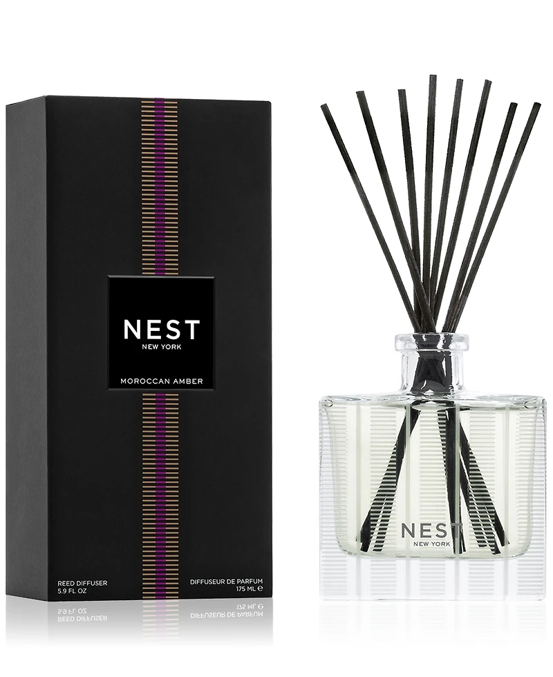 Nest New York Moroccan Amber Reed Diffuser, 5.9 oz.