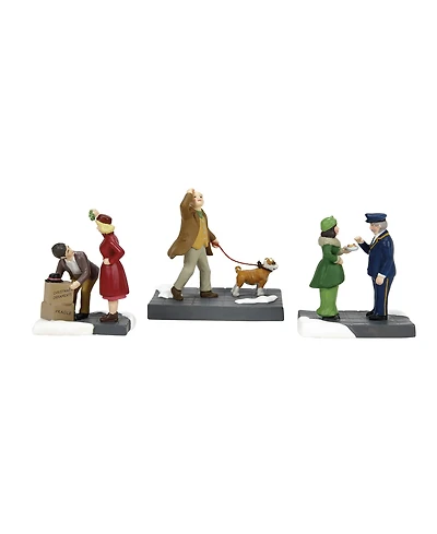 Department 56 Christmas in the City Friends and Neighbors, Set of 3