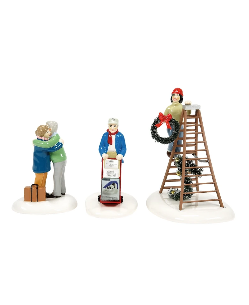 Department 56 Snow village Friends and Neighbors, Set of 3