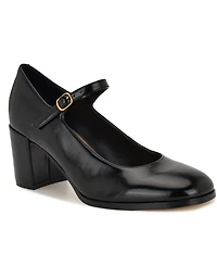 Nine West Women's MaryJ Mary Jane Block Heel Pumps