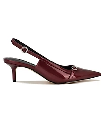 Nine West Women's Ashlea Slingback Kitten Heel Pumps
