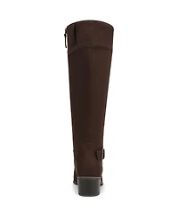 Dr. Scholl's Women's Adeline Wide Calf Block Heel Zip Tall Boots