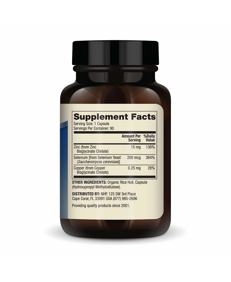 Dr. Mercola Zinc Plus Selenium, 90 Servings, Supports Immune Health