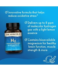 Dr. Mercola H2 Molecular Hydrogen, Servings