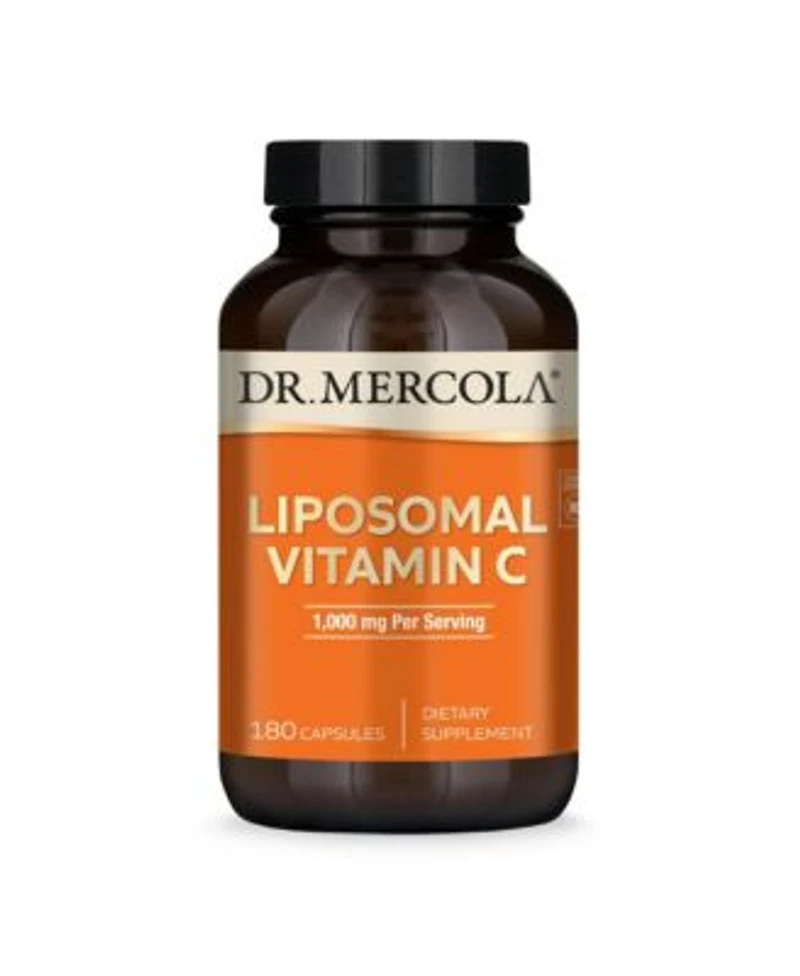 Dr. Mercola Liposomal Vitamin C 1000 Mg Per Serving 90 Servings Supports Immune Health