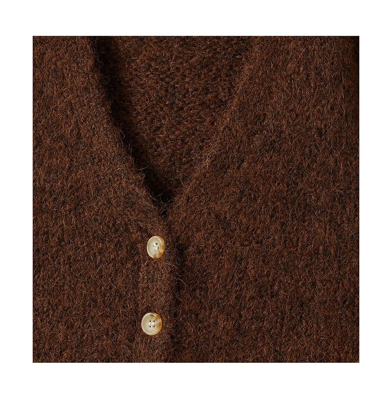 Cotton On Girls Little/Big Vera Vee Neck Cardigan