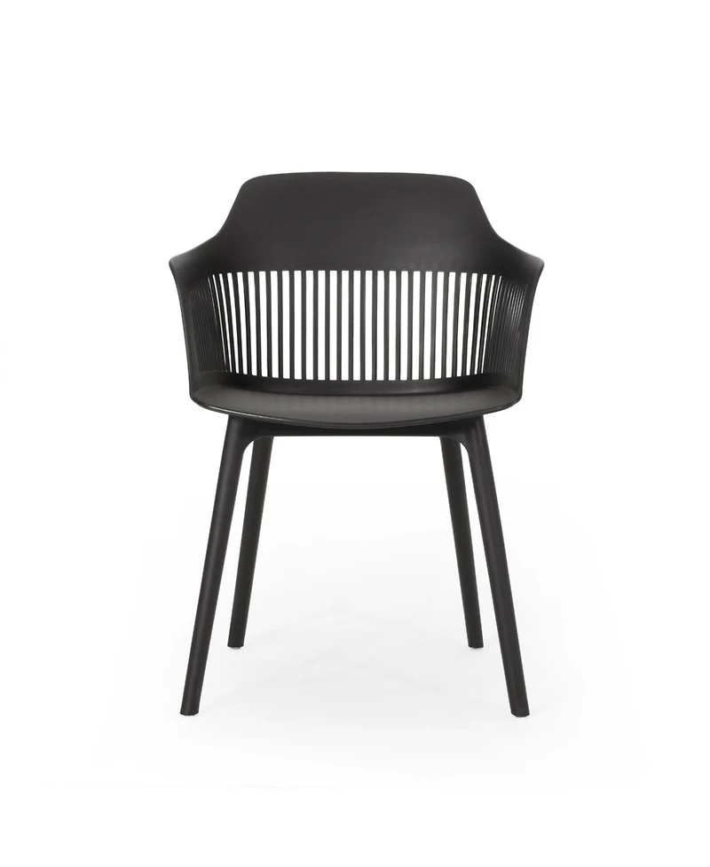 Dahlia Modern Outdoor Chair Weather-Resistant Plastic Minimalist Design