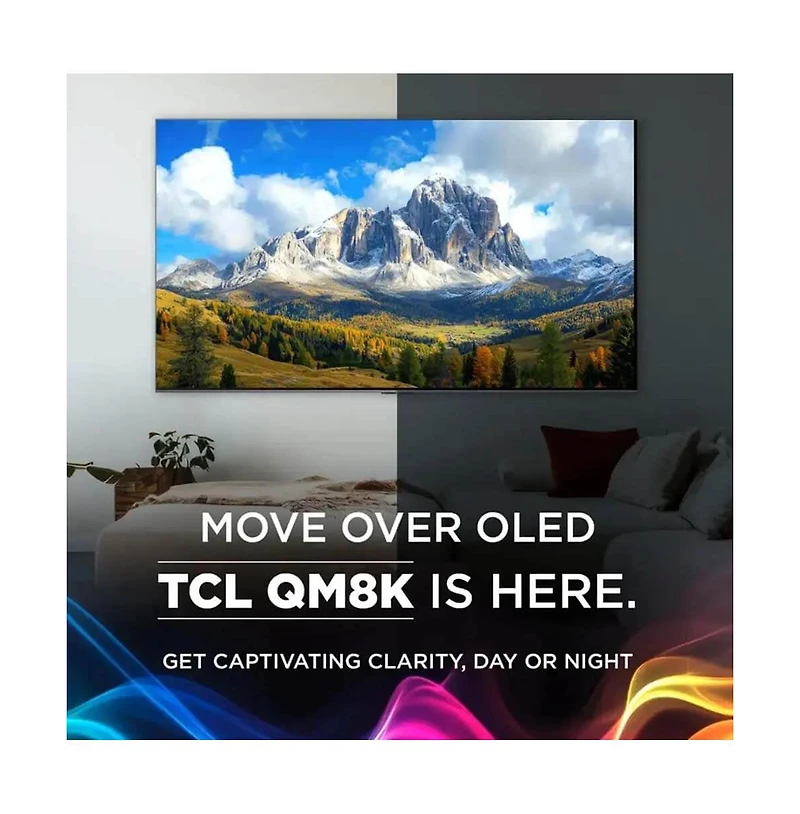 Tcl 98" Class QM8K Series 4K Qd-Mini Led Uhd Hdr Smart Tv (2025) - 98QM8K