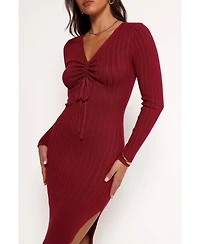 Petal and Pup Women's Irene Long Sleeve Midi Dress