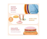 Outree 6-piece turtle-shaped stepping stone for kids