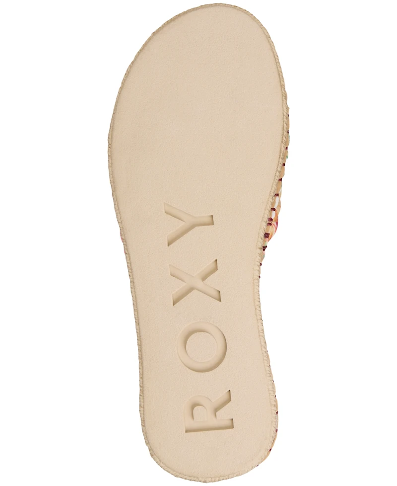 Roxy Women's Shoresoft Sld Round Toe Flat Sandals