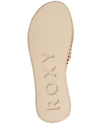 Roxy Women's Shoresoft Sld Round Toe Flat Sandals
