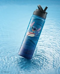 JoyJolt 22 oz. Stitch Surf's Up Vacuum Insulated Water Bottle