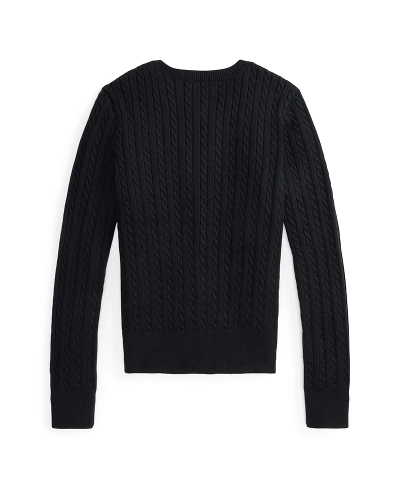 Polo Ralph Lauren Girls 2T-16 Cable-Knit Cotton Cardigan