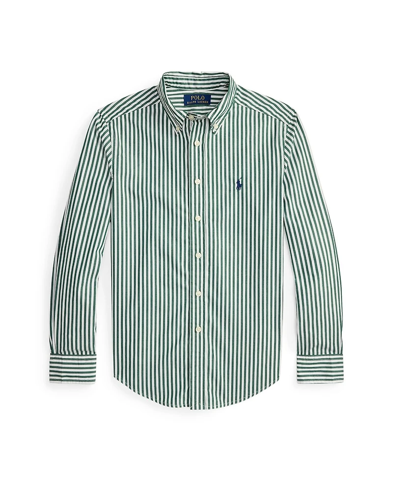 Polo Ralph Lauren Big Boys Plaid Brushed Cotton Oxford Work shirt