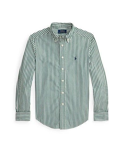 Polo Ralph Lauren Big Boys Plaid Brushed Cotton Oxford Work shirt